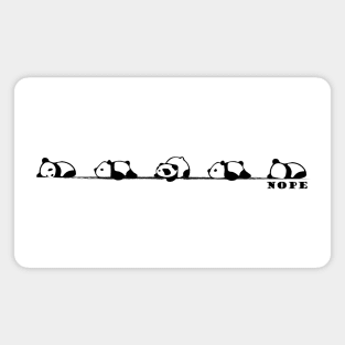 Lazy Panda Magnet